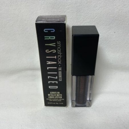 Smashbox Crystalized Always on Metallic Matte Lipstick Dark Crystal 2102