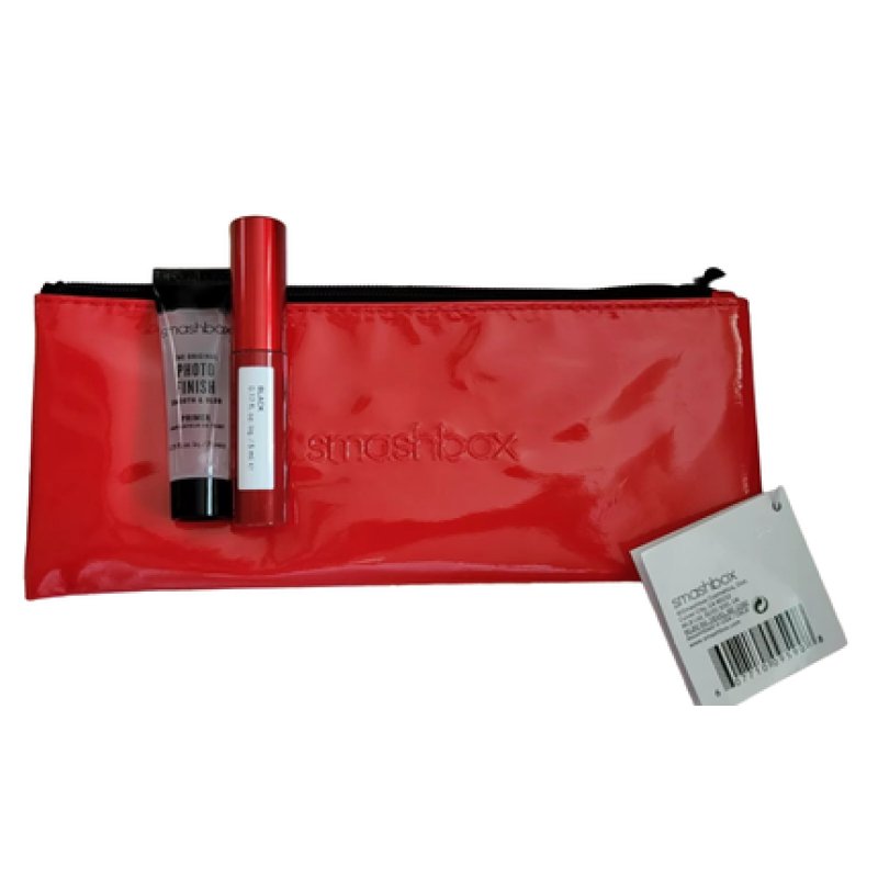 Smashbox Deluxe Trial Size Set - Super Fan Volumizing Mascara Black 5 Ml, Photo Finish Smoothing Liquid Primer 71 Ml,