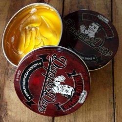 Dapper Dan Deluxe Pomade Mens Hair Styling Product Medium Hold Medium Shine Fresh Citrus Vanilla Fragrance 1.7 fl oz