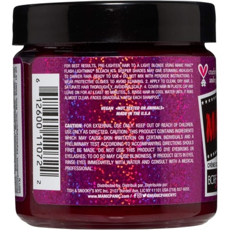 Manic Panic Classic High Voltage Hair Dye Pink Warrior
