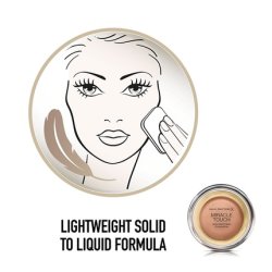 Max Factor Miracle Touch Liquid Illusion Foundation 65 Rose Beige 11.5g