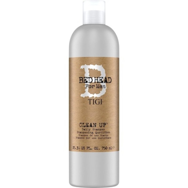 Bed Head for Men by TIGI Clean Up Men's Daily Shampoo for Normal Hair 750ml