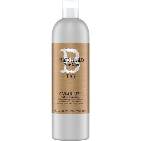 Bed Head for Men by TIGI Clean Up Men's Daily Shampoo for Normal Hair 750ml