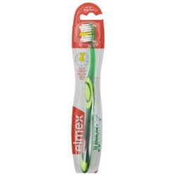 Elmex Junior Soft Toothbrush for Ages 6-12 with Ergonomic Grip