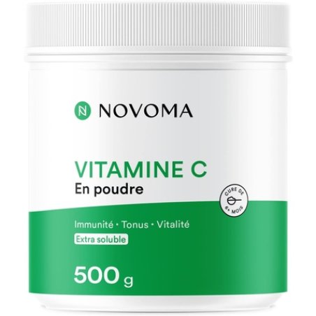 Novoma Vitamin C Pure 500g 1000mg Per Dose L-Ascorbic Acid