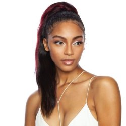 Mane Concept Human Hair Blend Ponytail New Wave Wrap N Tie 22" 613 Light