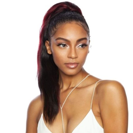 Mane Concept Human Hair Blend Ponytail New Wave Wrap N Tie 22" 613 Light