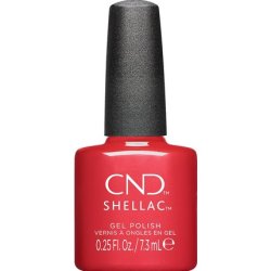 CND Shellac UV Nail Polish Dragon Slay All Day No. 482 Red Shimmer