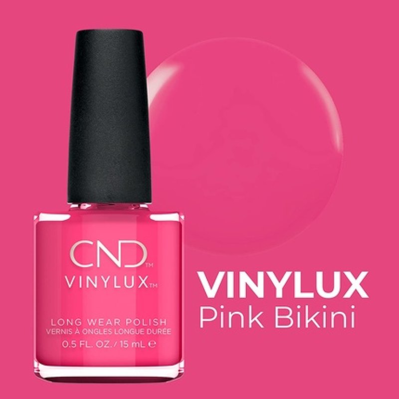 CND Vinylux Long Wear Nail Polish No Lamp Required 15ml Pink Bikini