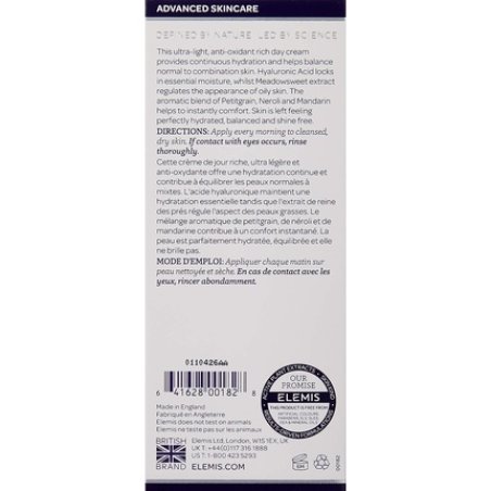 ELEMIS Hydra-Balance Day Cream Lightweight Moisturizer for Normal and Combination Skin 50ml