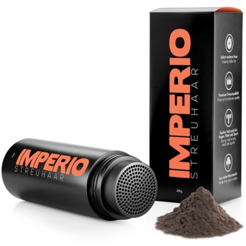 IMPERIO Hair Thickening Fibers for Fuller Hair in Seconds 26g Dark Brown