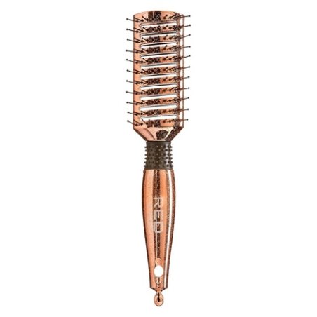 Red By Kiss Rose Gold Chrome Paddle Brush with Heat Resistant Bristles for Detangling
