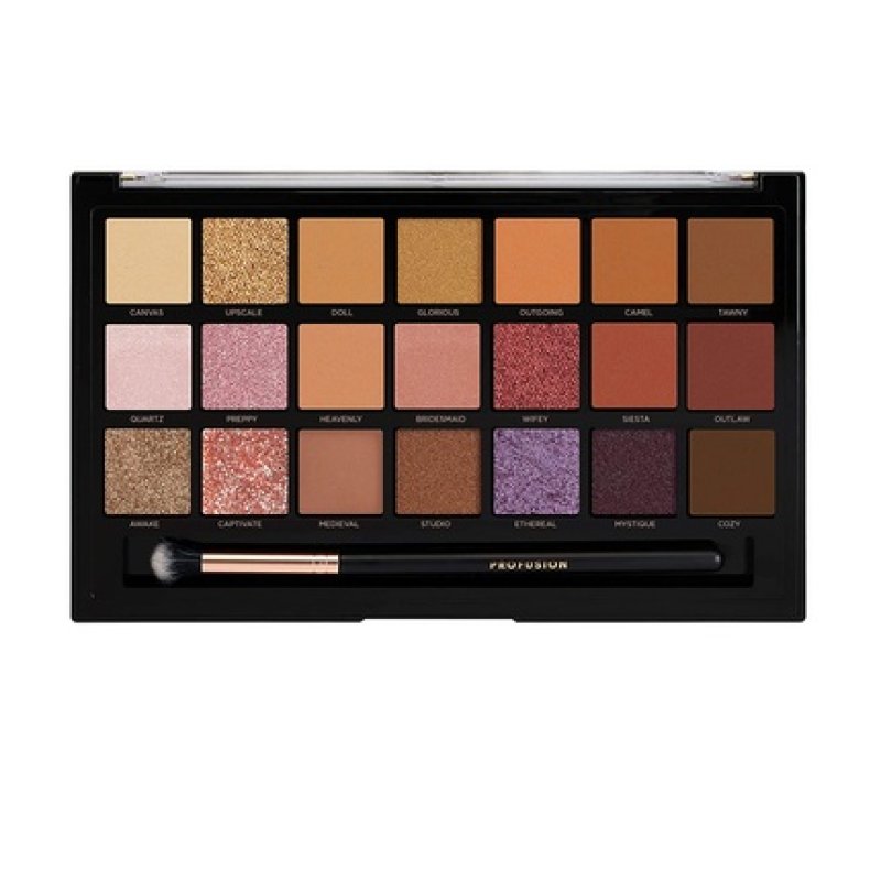 Profusion Cosmetics Nude Bliss Eyeshadow Palette with 21 Shades