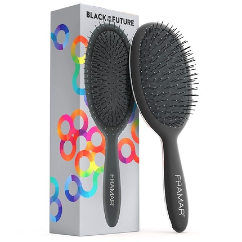 Framar Detangle Brush Black to the Future Black