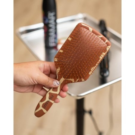 Framar Giraffe Paddle Brush - Hair Brush for Long Hair Without Pulling