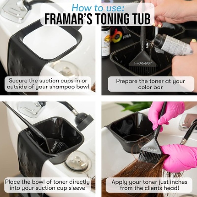 Framar Toning Tub Hair Dye Bowl for Hairstylists