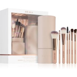 Zoe Ayla Makeup Brush Set 7 Piece with Case