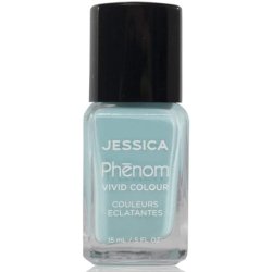 Jessica Phenom Vivid Colour Nail Polish Long-lasting Gel-like Nail Polish without UV Lights Celestial Blue 14ml