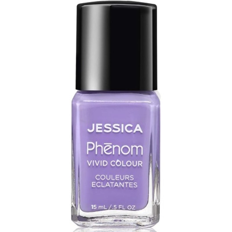 Jessica Phenom Vivid Colour Nail Polish Long-lasting Gel-like without UV Lights Honey Lavender 14ml