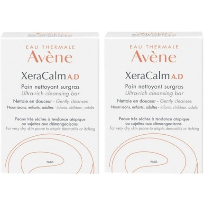 Xeracalm AD Pain Nettoyant Surgras duo 2x100gr