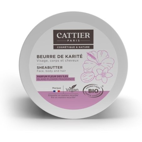 Cattier Shea Butter Island Flower Fragrance 100g