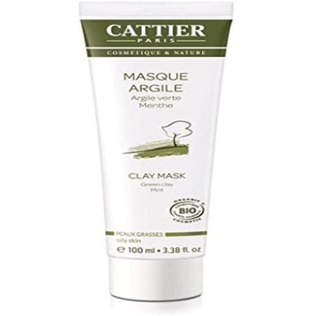 Cattier Organic Green Clay Mask for Oily Skin 100ml