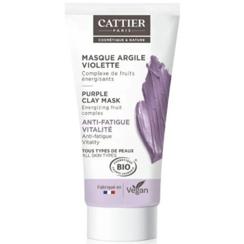 Mini Organic Violet Clay Mask Cattier 30ml