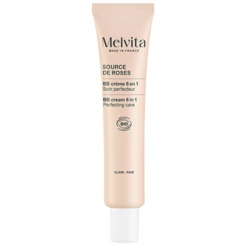 Melvita Source De Roses BB Cream 6 in 1 40ml Tinted Moisturizer