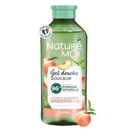 Nature Moi Gentle Shower Gel Peach and Organic Green Tea 250ml