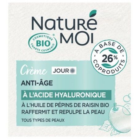 Nature Moi Organic Anti-Aging Day Cream 50ml with Hyaluronic Acid