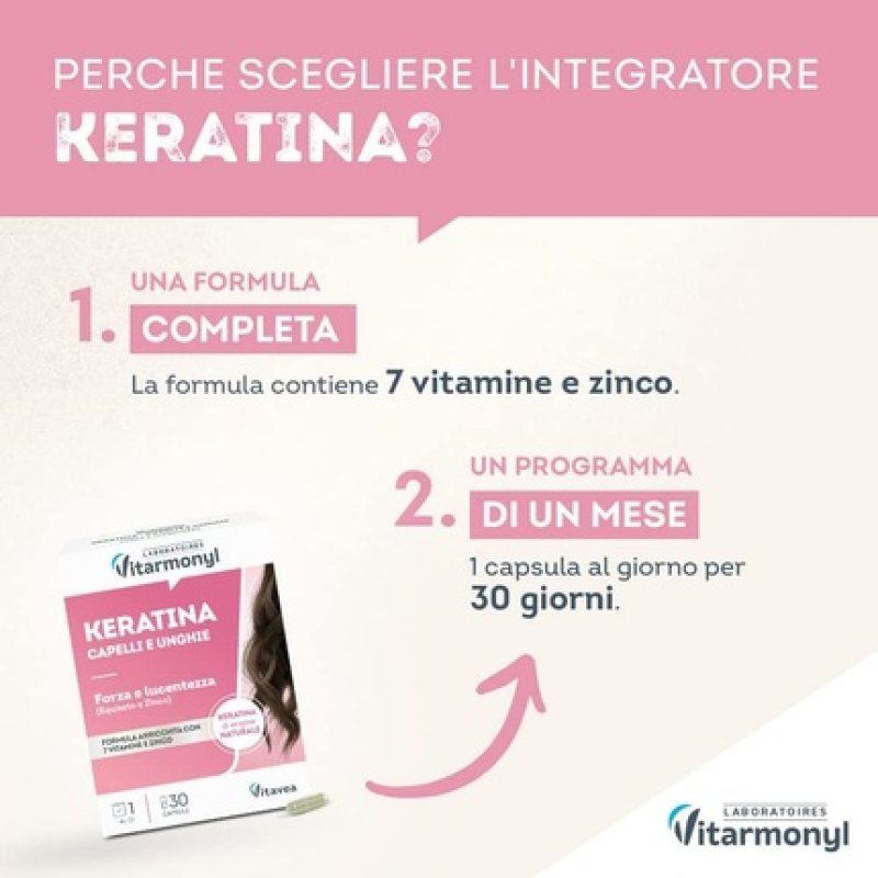 Keratin Hair and Nails Supplements for Strength