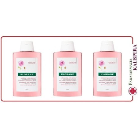 Klorane Peony Shampoo 400ml for Sensitive and Irritable Dandruff Skin