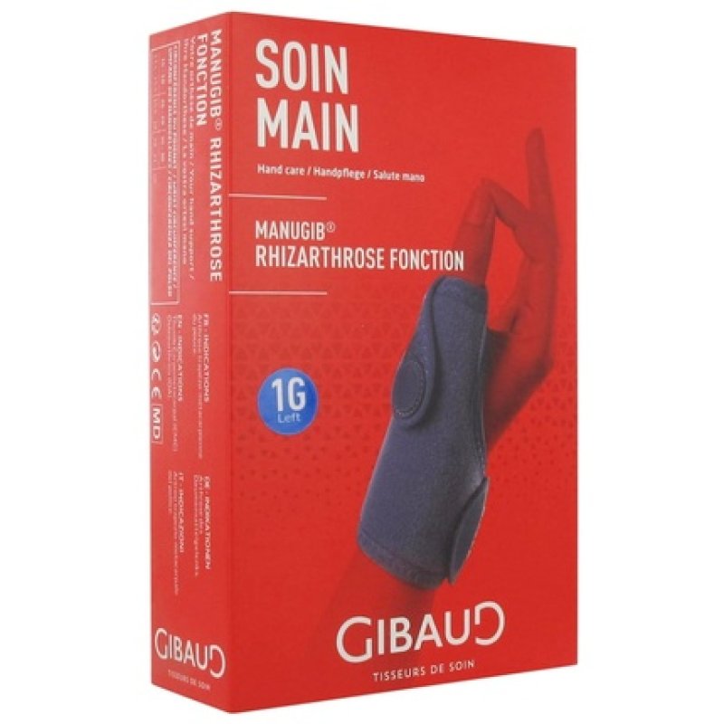 Gibaud Manugib Thumb Osteoarthritis Support Left Hand 1g