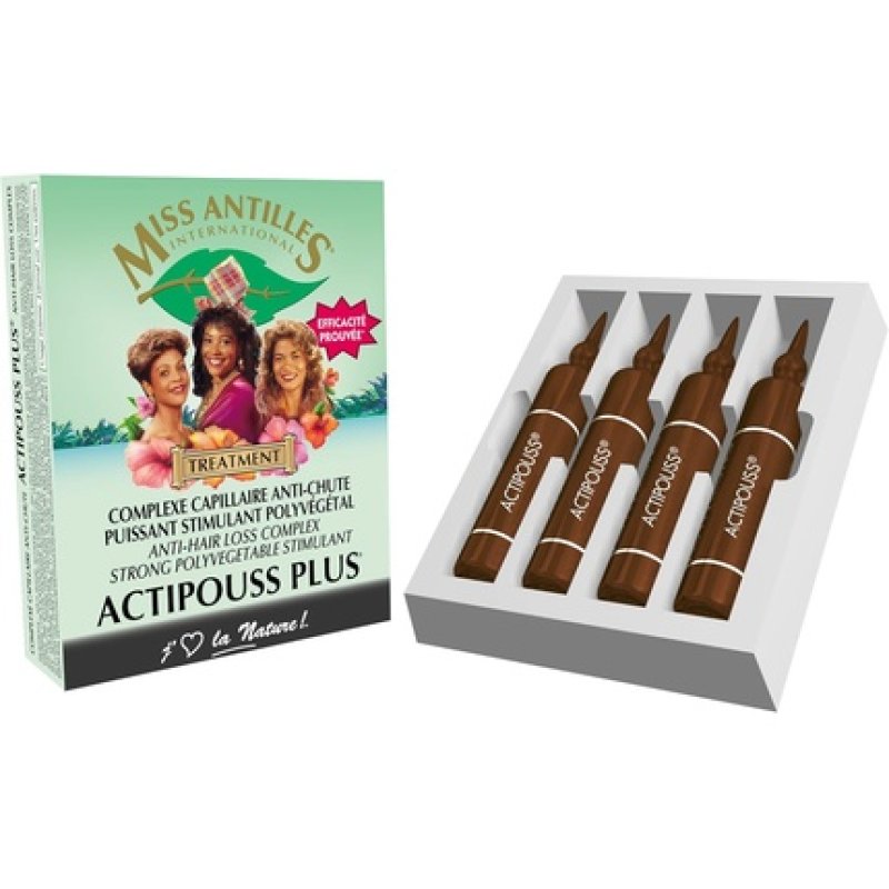 Miss Antilles Actipouss Plus Ampoules - Pack of 4