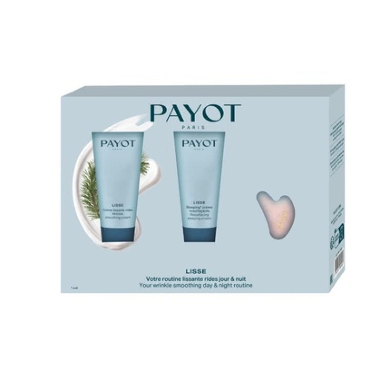 Payot Smooth Discovery Box - Wrinkle Smoothing Cream 30ml Sleeping Reservoir Cream 30ml Gua Sha