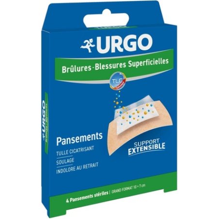 Urgo Large Burn and Wound Dressings - Pack of 4