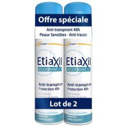Etiaxil Deodorant Anti-Perspirant 48h Protection Spray 150ml - Pack of 2