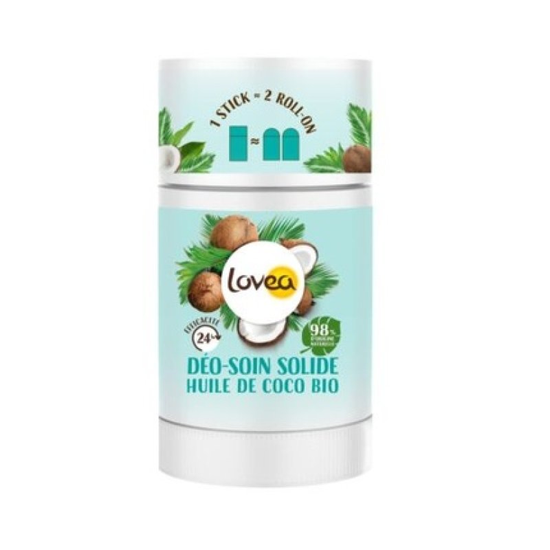 LOVEA Solid Care Deodorant Coconut Oil 24h Effectiveness