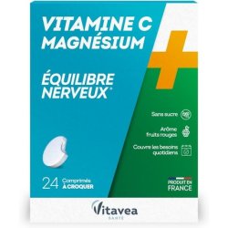 Nutrisante Vitamin C with Magnesium Nervous Balance 24 Tablets