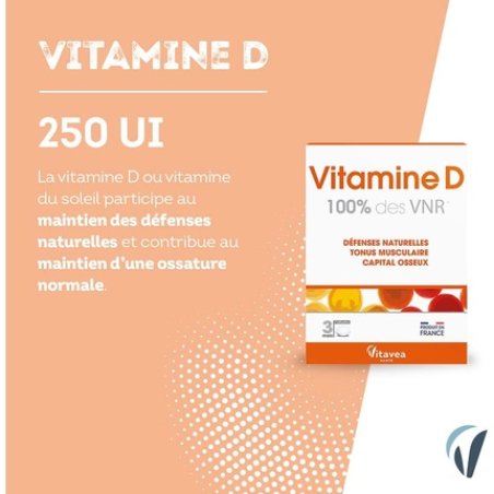 Vitavea Vitamin D 100% VNR Food Supplement for Natural Defenses