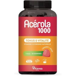 Vitavea Gummies Vitamin C Acerola 1000mg for Fatigue and Tone