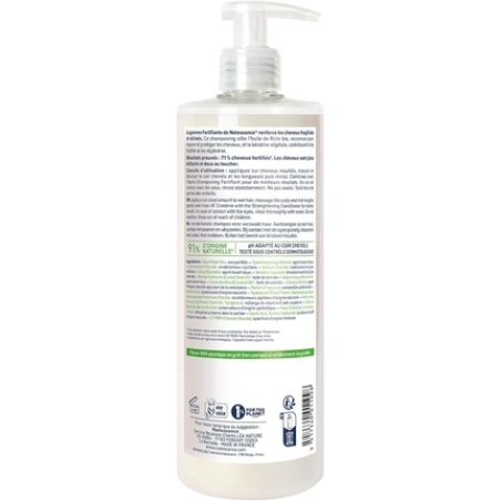 Natessance Castor Oil and Plant-Derived Keratin Shampoo for Hair Strengthening