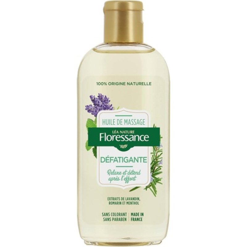 Floressance Relaxing Bath and Massage Oil with Orange and Lavender Extracts
