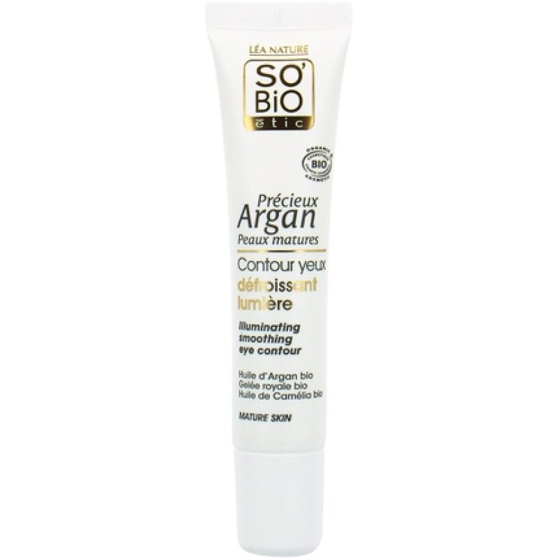 So'bio Etic Precieux Argan Organic Illuminating Smoothing Eye Contour 15ml