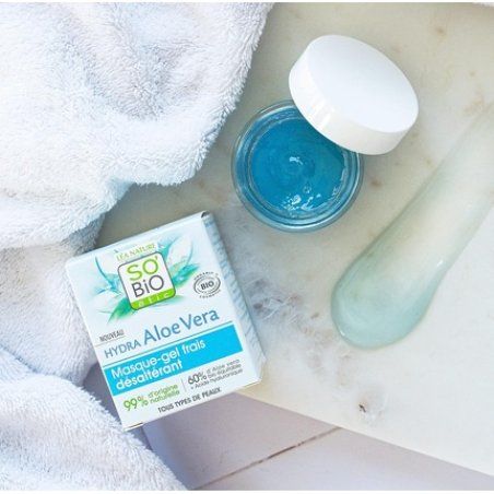So'bio Ethical Fresh Thirst-Cooling Gel Organic Mask 1.70ml - Certified Organic