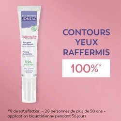 Eau De Jonzac Sublimactive Mature Skin Firming Eye Contour Organic 15ml