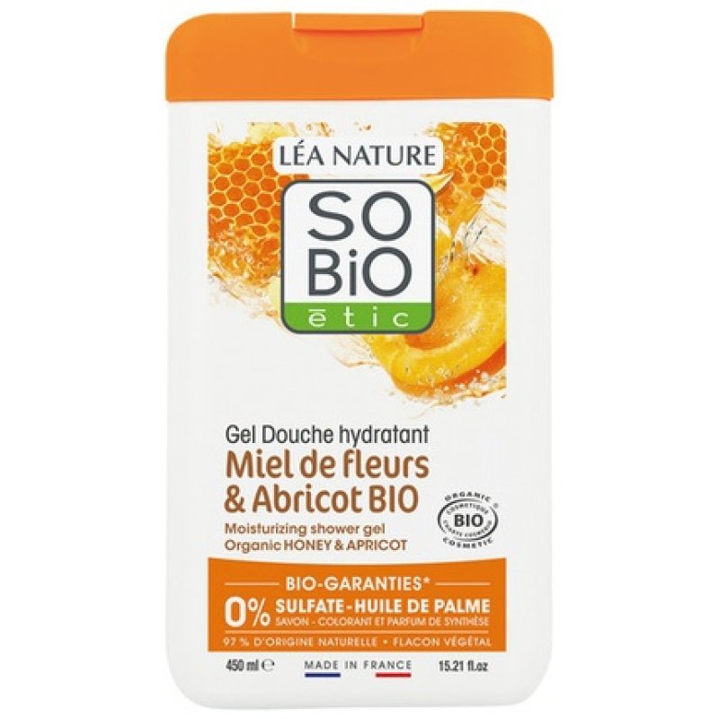 Lea Nature So Bio Etic Moisturizing Shower Gel with Blossom Honey and Organic Ingredients