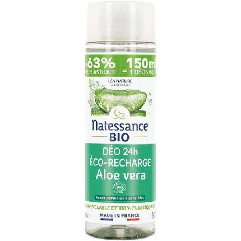 Natessance 24h Aloe Vera Organic Deodorant Refill 150ml
