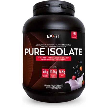 Pure Isolate 750g Red Fruit Flavor 81% Protein Low in Sugar and Fat