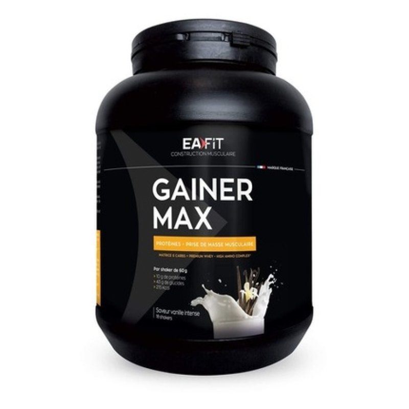 Gainer Max 1.1kg Intense Vanilla Protein Whey and Egg Muscle Gain